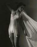 A Model Wearing Underwear by Toni Frissell